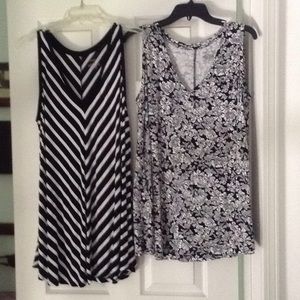 Lane Bryant lot of two tank tops